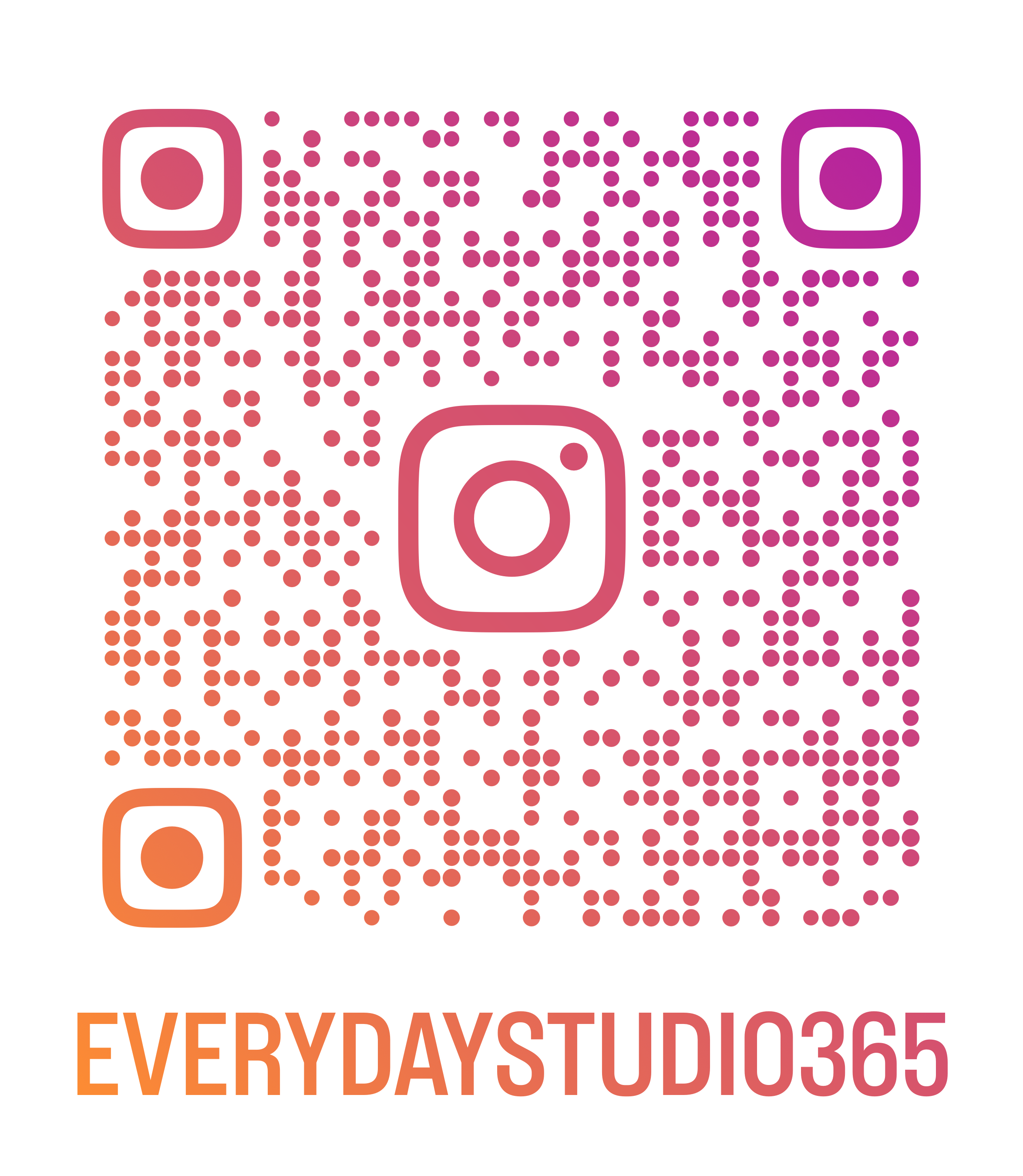 Instagram QR Code @everydaystudio365